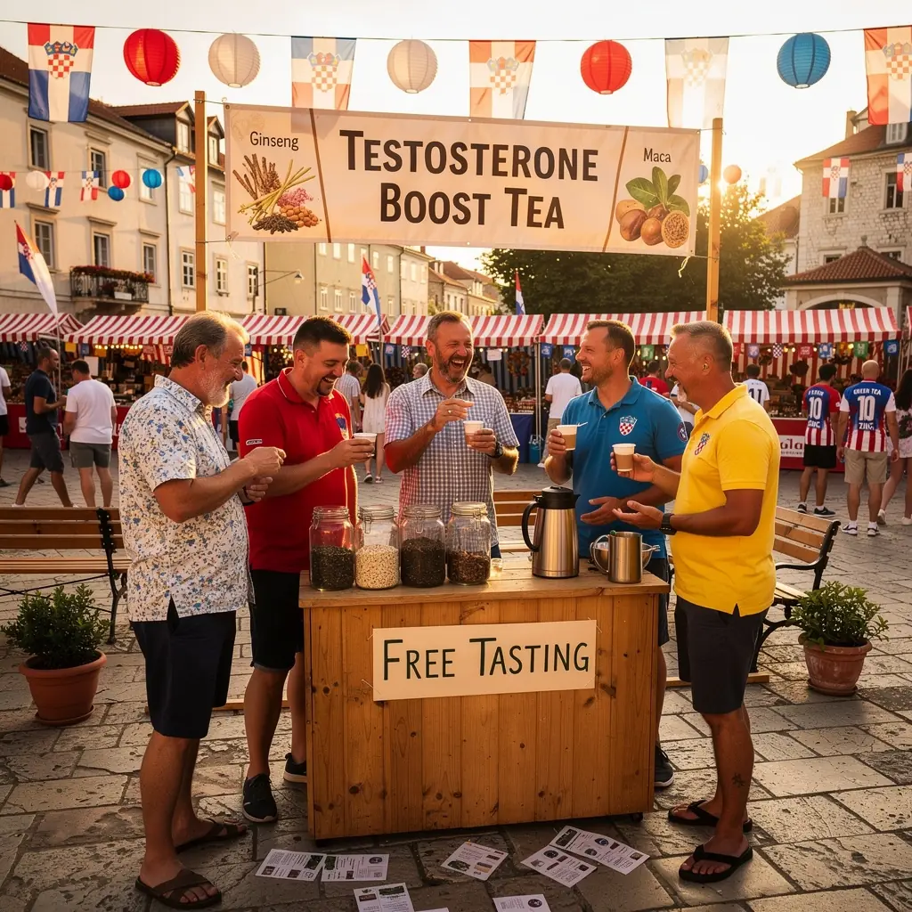 Zeleni čaj s prirodnim sastojcima za ravnotežu hormona kod muškaraca.