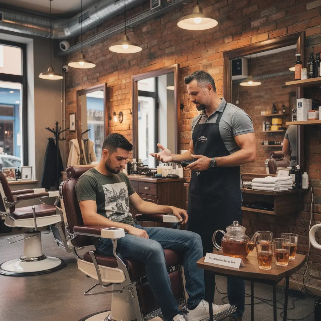 Prikaz procesa pripreme čaja za jačanje hormonalne ravnoteže.